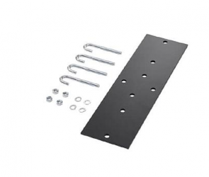 Hoffman Kit de Placa de Montaje para Rack a Guía de Cables, Negro 