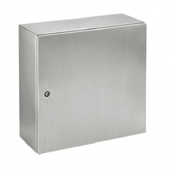 Hoffman Gabinete de Acero Inoxidable para Exteriores, 20 x 30cm, Plata 