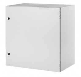 Hoffman Gabinete para Montaje en Pared, 400 x 400mm, Acero al carbón, Gris Claro 