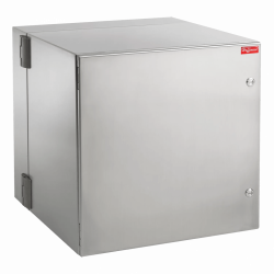 Hoffman Gabinete Industrial ProTek de Puerta Sólida, 12UR, Protección NEMA, Acero Inoxidable, Gris Claro 