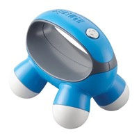 Homedics Mini Masajeador de Mano para Cuerpo Completo Novelty Mini Blue, Azul/Blanco 