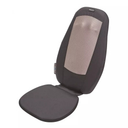 Homedics Asiento Masajeador Shiatsu SBM-115HJ, 3 Velocidades, Negro 