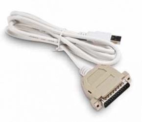 Honeywell Cable USB Macho - DB25 Macho, 1.8 Metros, Blanco, para PC23/PC43D/PC43T 