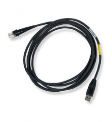 Honeywell Cable de Comunicación USB A Macho - RJ-45 Macho, 2.9 Metros, Negro, para MS5145 