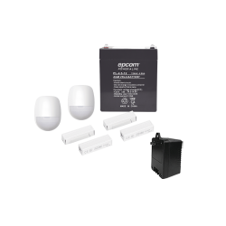 Honeywell Kit Sistema de Alarma ACCALARMKIT1, incluye Detectores de Movimiento/Batería/Contactos Magnéticos 