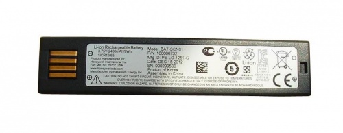 Honeywell Batería Recargable BAT-SCN01A, Li-Ion, 3.7V, 2400mAh 