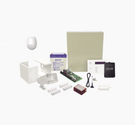 Honeywell Kit Sistema de Alarma KIT2MINI-60RF, Alámbrico, 8 Zonas de Alarma, 1 Sensor de Movimiento, 1 Sensor Puerta/Ventana, con Panel de Control  