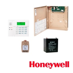 Honeywell Kit Sistema de Alarma V48T50RFBT, Inalámbrico, Incluye Panel VISTA48LA/Teclado/Transformador/Batería 