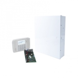 Honeywell Sistema de Alarma VISTA20P con Teclado Alfanumerico y Receptor Inalambrico Interconstruido, Blanco 