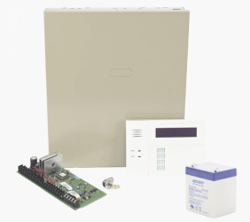 Honeywell Panel de Alarma VISTA48LANB de 8 Zonas, 16V, Blanco, Incluye Gabinete/Teclado/Batería 