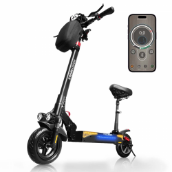 Honeywhale Scooter T4B, hasta 55km/h, 600W, máx. 150kg, Negro 