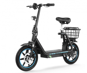 Honey Whale Scooter M5 Elite, hasta 50km/h, 750W, máx. 150kg, Negro 