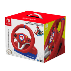 Hori Volante de Mario Kart Pro NSW-204U, Alámbrico, USB, Rojo/Azul 