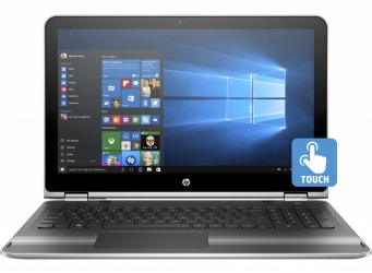 HP 2 en 1 Pavilion x360 15-bk101la 15.6'', Intel Core i5-7200U 2.50GHz, 8GB, 1TB, Windows 10 Home 64-bit, Plata 