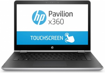 HP 2 en 1 Pavilion x360 14-ba001la 14'' HD, Intel Core i3-7100U 2.40GHz, 4GB, 500GB, Windows 10 Home 64-bit, Plata 