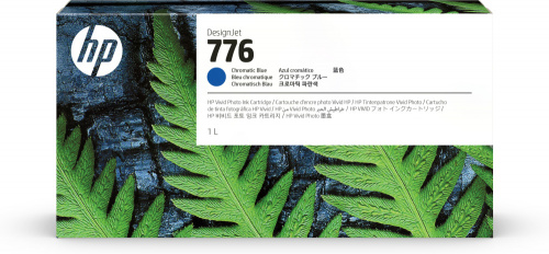 Cartucho HP 776 Azul Cromático, 1L 