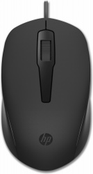 Mouse Ergonómico HP Óptico 150 Wired, Alámbrico, USB-A, 1600DPI, Negro 