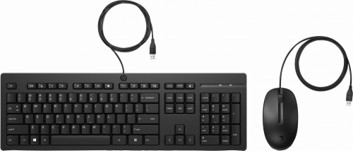 Kit de Teclado y Mouse HP 225, Alámbrico, USB-A, Negro (Español) 