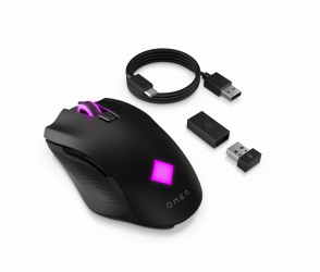 Mouse Gamer HP OMEN Vector, Inalámbrico, USB, 16.000DPI, Negro 