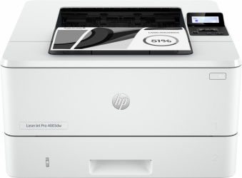 HP LaserJet Pro 4003dw, Blanco y Negro, Láser, Inalámbrico, Print 