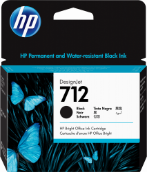 Cartucho HP 712 Alto Rendimiento Negro, 80ml  