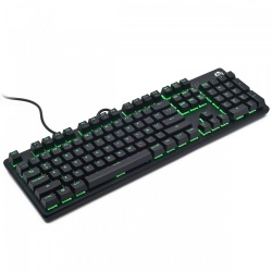 Teclado Gamer HP Pavilion 500 RGB, Teclado Hibrido Mecánico, Alámbrico, Negro (Español) 