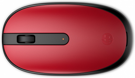 Mouse HP Óptico 240, Inalámbrico, Bluetooth, 1600DPI, Rojo 