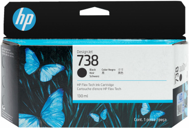 Cartucho HP HP 738 Negro, 130ml  
