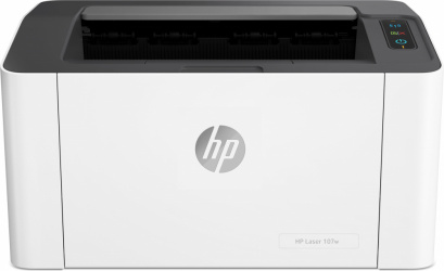 HP LaserJet 107w, Blanco y Negro, Láser, Inalámbrico, Print 