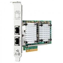 HP Tarjeta PCI Express Ethernet 10Gb 530T de 2 Puertos, Alámbrico 