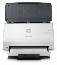 Scanner HP Scanjet Pro 2000 s2, 600 x 600DPI, Escáner Color, Escaneado Dúplex, USB, Negro/Blanco 