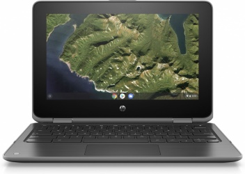 HP 2 en 1 Chromebook x360 11 G1 11.6'' HD, Intel Celeron N4000 1.10GHz, 4GB, 32GB, Chrome OS, Negro 