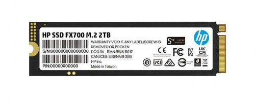 SSD HP FX700 NVMe, 2TB, PCI Express 4.0, M.2 