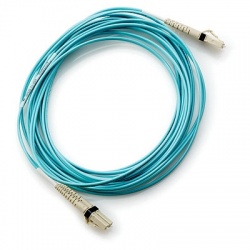 HP Cable Fibra Óptica LC Macho - LC Macho, Multimodo, 50/125, 5 Metros, Azul 