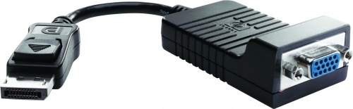 HP Cable DisplayPort Macho - VGA (D-Sub) Hembra, 20cm, Negro 