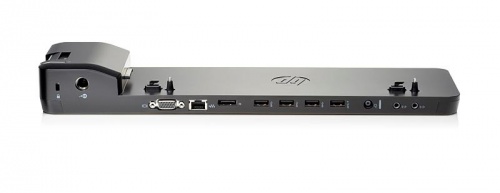 HP B9C87AA#ABA Ultra Delgado Docking Station 18.5V, 4x USB 3.0, 1x RJ-45, 1x DisplayPort, 1x VGA 