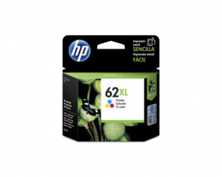 Cartucho HP 62XL Tricolor Original, 415 Páginas 