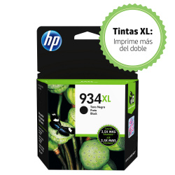 Cartucho HP 934XL Negro Original, 1000 Páginas 