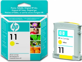 Cartucho HP 11 Amarillo Original, 2550 Páginas 