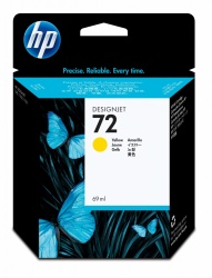 Cartucho HP 72 Amarillo Original 69ml 