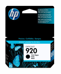 Cartucho HP 920 Negro Original, 420 Páginas 