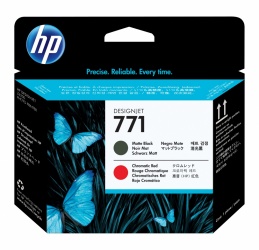 Cabezal HP 771 Negro Mate/Rojo Cromático 