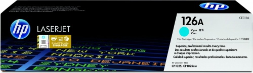 Tóner HP 126A Cian, 1.000 Páginas  