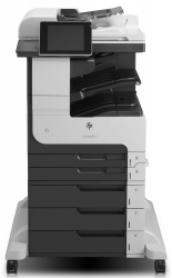 Multifuncional HP LasetJet Enterprise MFP M725z, Blanco y Negro, Láser, Print/Scan/Copy/Fax 