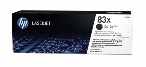 Tóner HP 83X Alto Rendimiento Negro Original, 2200 Páginas 
