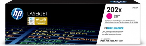 Tóner HP 202X Alto Rendimiento Magenta, 2.500 Páginas  