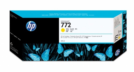 Cartucho HP 772 Amarillo Original 300ml 