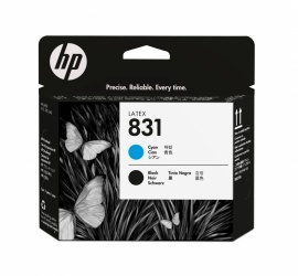 Cabezal HP 831 Negro/Cian, para HP Latex 