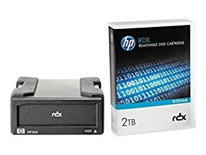 HP Cartucho de Disco Extraible RDX, 2TB/ 4TB 