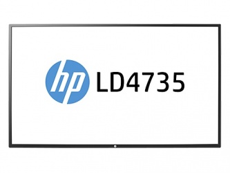 HP LD4735 Pantalla Comercial LED 47'', Full HD, Negro 